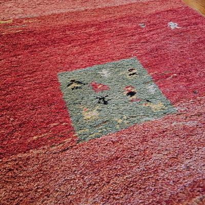 Red & Green Hand Woven Persian Rug (LR-JS)