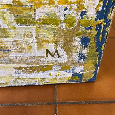 “Life’s Garden” Original Abstract Painting (M-BC)