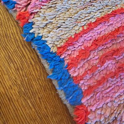 Colorful Moroccan Runner Rug & Pad (LR-JS)