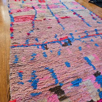 Colorful Moroccan Runner Rug & Pad (LR-JS)