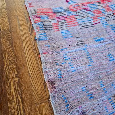Colorful Moroccan Runner Rug & Pad (LR-JS)