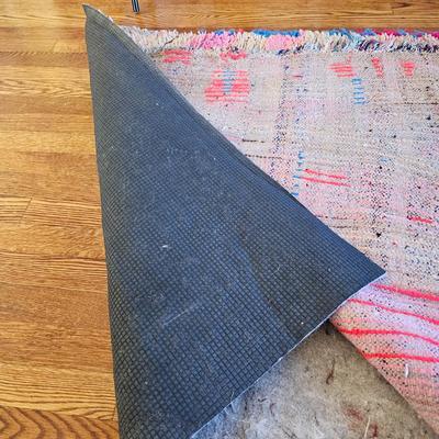 Colorful Moroccan Runner Rug & Pad (LR-JS)