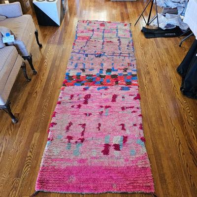Colorful Moroccan Runner Rug & Pad (LR-JS)