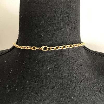 Cute Gold tone, long chain, puffy, caged, pearl heart pendant necklace