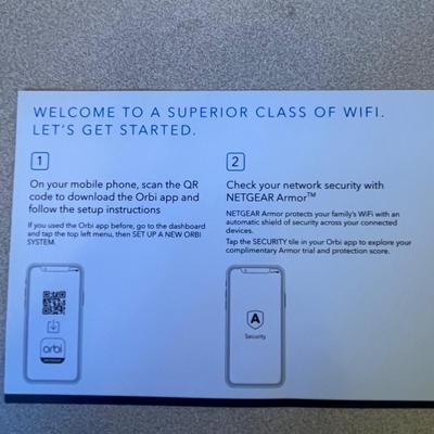 Orbi 770 Series Tri-Band WiFi Mesh Two-Pack Router (M-BC)