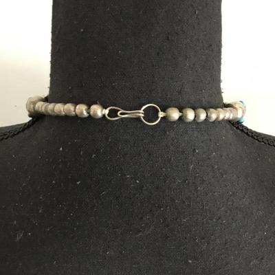 Vintage Silver-tone, ethnic statement, necklace