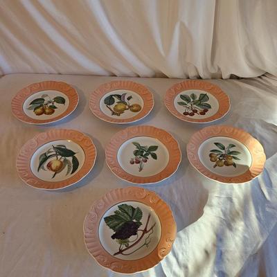 Sevem Mottahedeh Summer Fruit Salad/Desert Plates (LR-JS)
