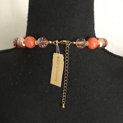 Beautiful shell and glass bead necklace