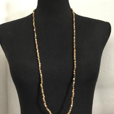 Beautiful genuine, red oranger abalone shell flashing eyes round ball bead necklace