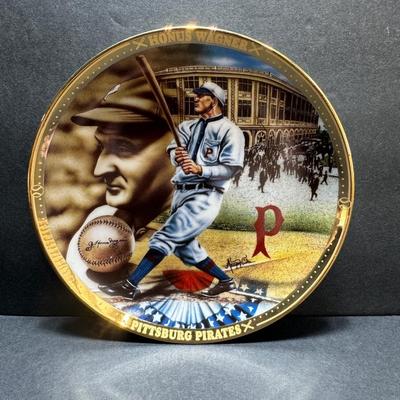 Honus Wagner Commerative Plate
