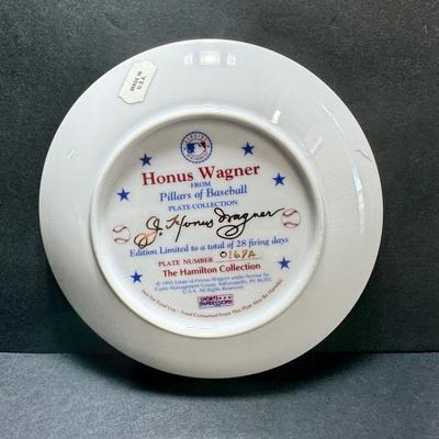 Honus Wagner Commerative Plate