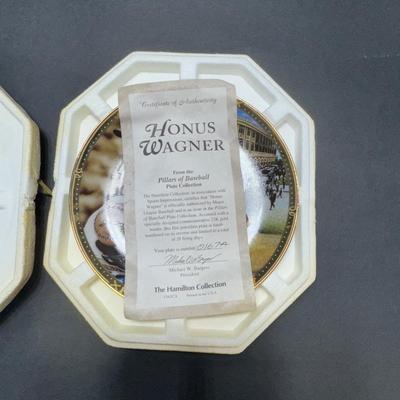 Honus Wagner Commerative Plate