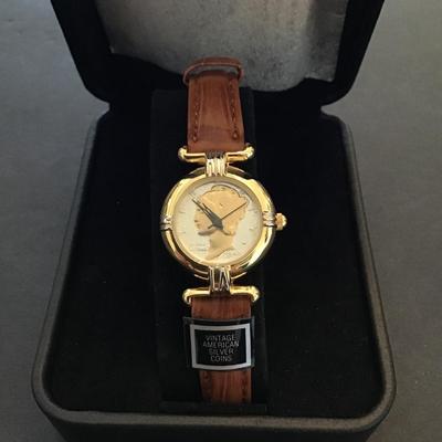 Sale Photo Thumbnail #21: Beautiful mercury dime watch new in box working please see attached photos