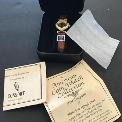 Sale Photo Thumbnail #20: Beautiful mercury dime watch new in box working please see attached photos