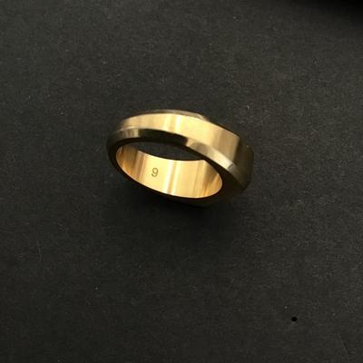 Sale Photo Thumbnail #93: Jaxxon Goldplated signet ring very nice no wear no scratches please see attached photos