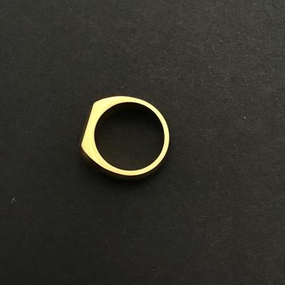 Sale Photo Thumbnail #91: Jaxxon Goldplated signet ring very nice no wear no scratches please see attached photos