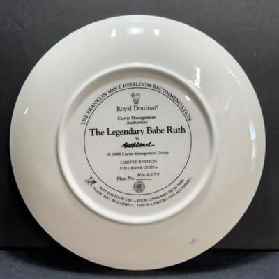 Babe Ruth " The Suktan of Swat" Plate