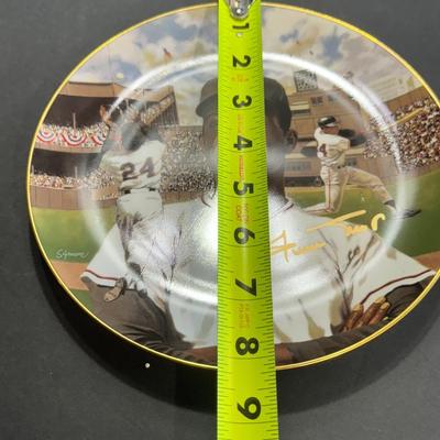 Willie Mays Commerative Plate