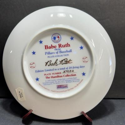 Babe Ruth Pillars of Baseball Plate
