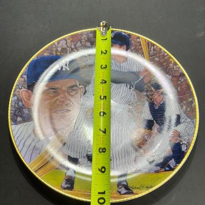 Yogi Berra "It ain't over" Plate