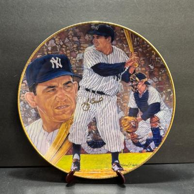 Yogi Berra "It ain't over" Plate
