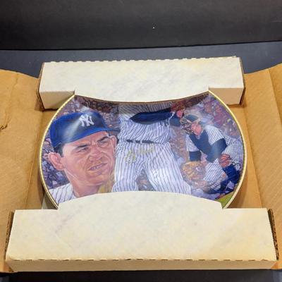 Yogi Berra "It ain't over" Plate #2