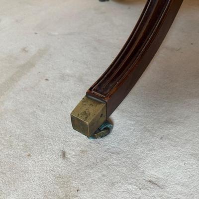 Henredon Mahogany Double-Pedestal Dining Table with Three Leaves