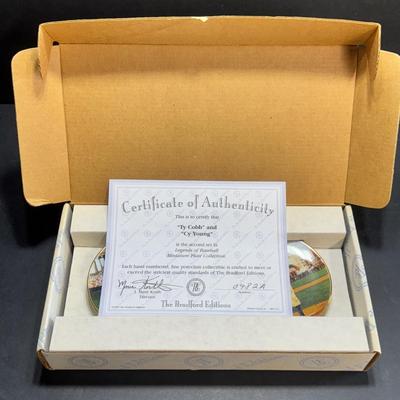 Ty Cobb & Cy Young Plates