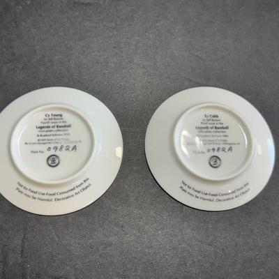 Ty Cobb & Cy Young Plates