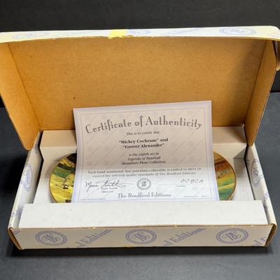 Mickey Cochrane & Grover Alexander Plates