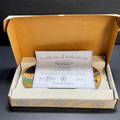 Roger Hornsby & Honus Wagner Plates