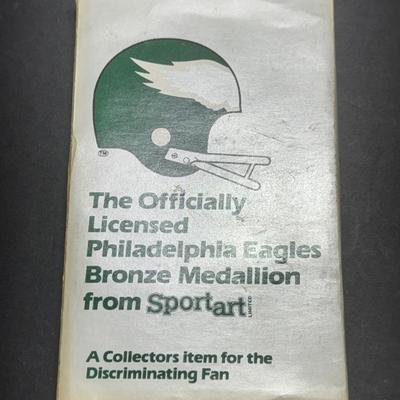 Philadelphia Eagles Bronze Medallion