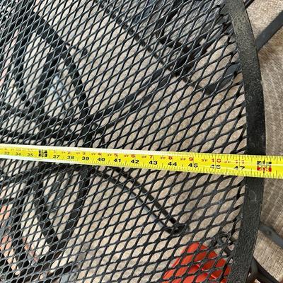 Wrought Iron Patio Table & 4 Chairs