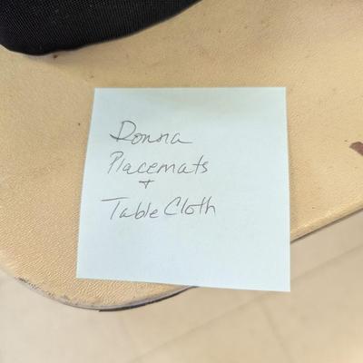 Vintage Fall Tablecloth & Place-mats