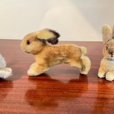 1006 Steiff Hoppie Rabbit, Running Rabbit & Sonny Rabbit