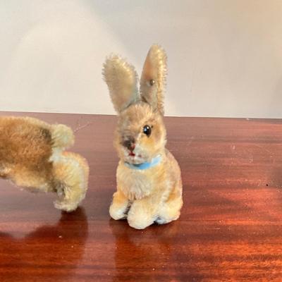 1006 Steiff Hoppie Rabbit, Running Rabbit & Sonny Rabbit