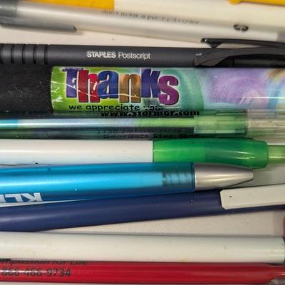 Assortment Of Advertising Pens #1