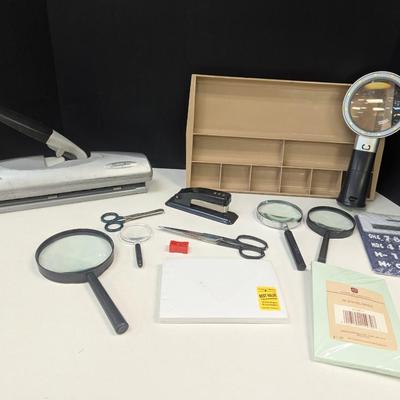 Collection Of Vintage Office Supplies
