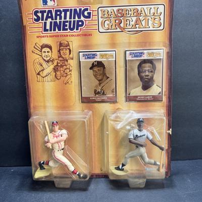 Hank Aaron & Eddie Matthews Figurines