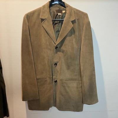 1008 LOT of Men's Wool & Suede Blazers w/Scarves