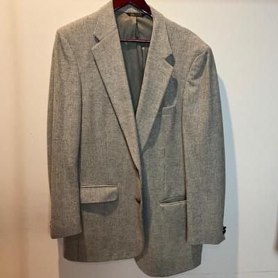 1008 LOT of Men's Wool & Suede Blazers w/Scarves