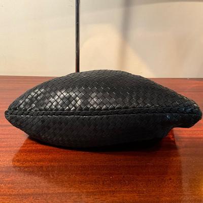 1009 Bottega Veneta Intrecciato Black Woven Leather Hobo bag