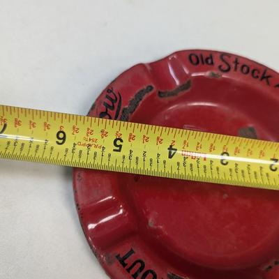 Dow Old Stock Ale Antique Ashtray
