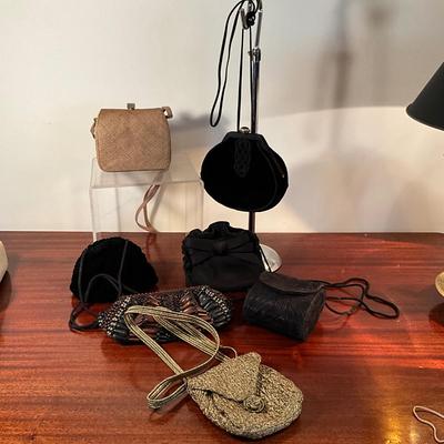 1012 Deisgner LOT of Seven Beautiful Lady's Evening Bags