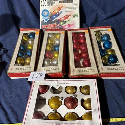 Vintage Christmas Bulbs and More