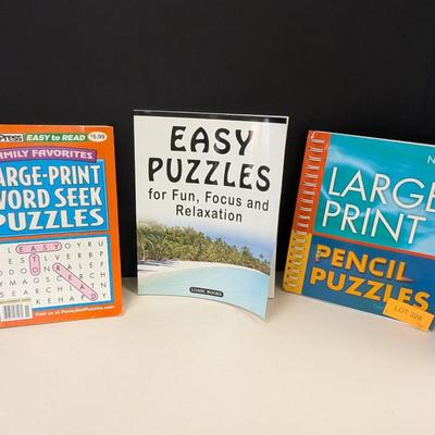 3 Puzzle Books