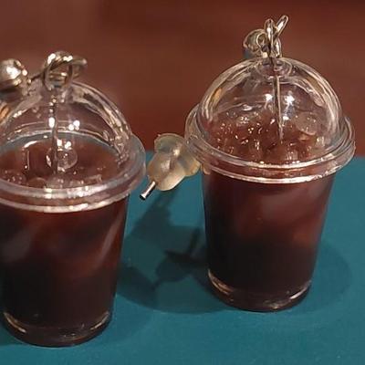 Iced Coffee Fashion Earrings