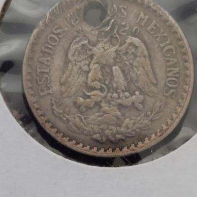 1920 Mexican coin