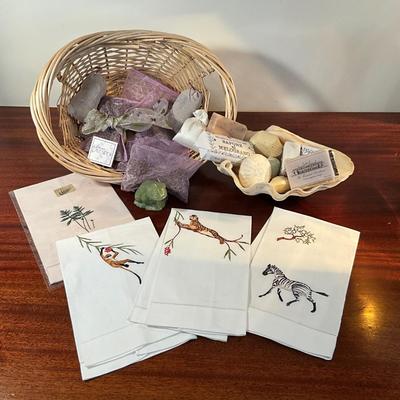 1024 French Soap Collection in Basket