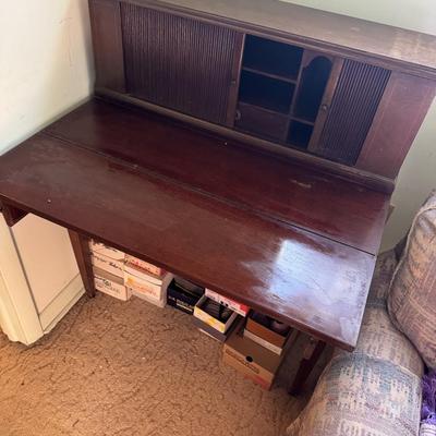 Vintage Mahogany Secretary Desk 404